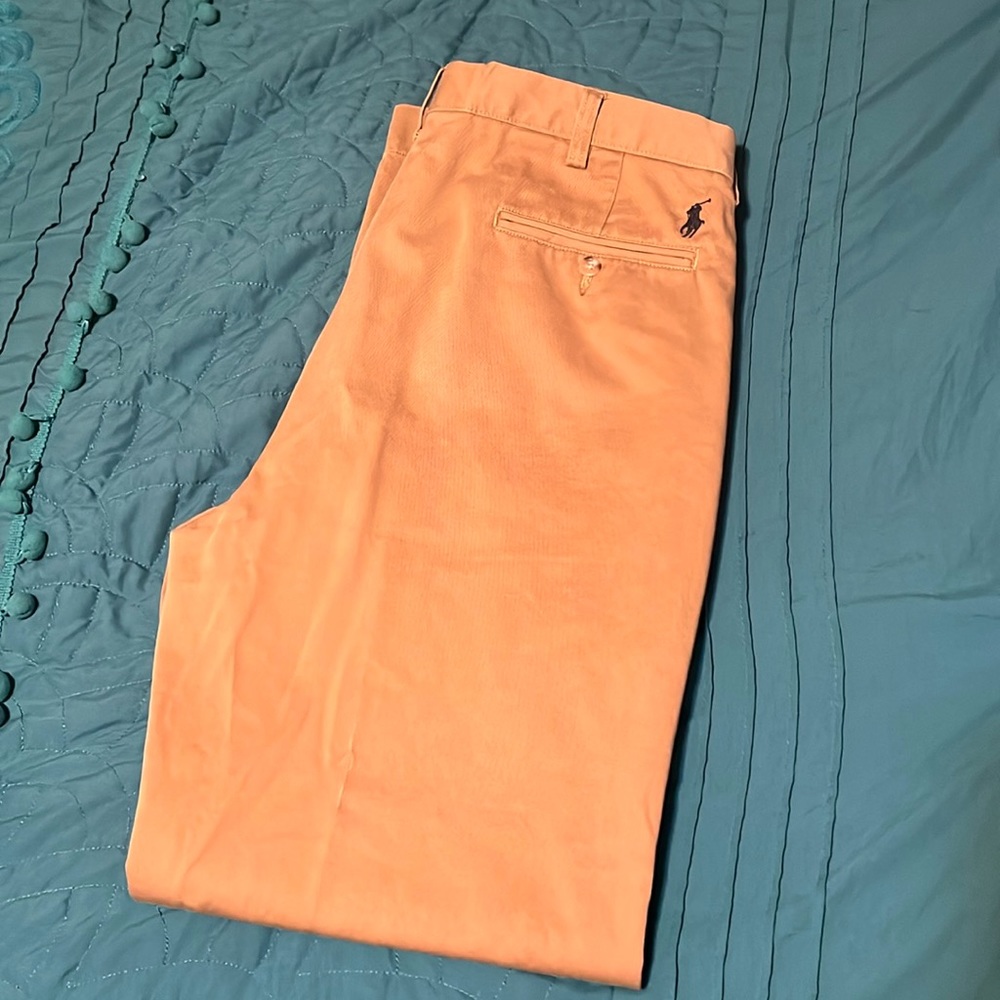 Khaki polo chinos